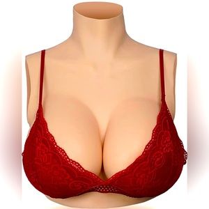 Size G light/caucasian silicone breastplate